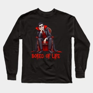 Vampire Bored of Life Long Sleeve T-Shirt